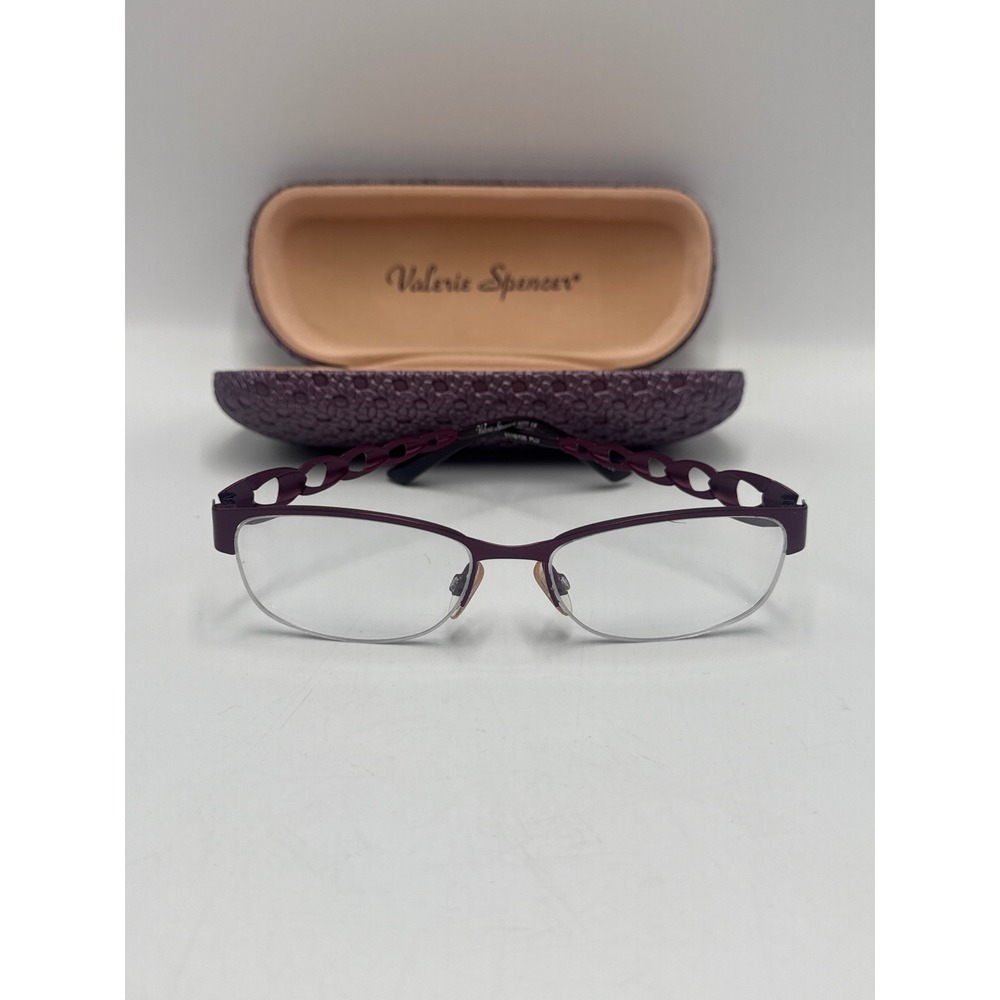 Valerie Spencer 9277‎ Plum Purple Eyeglass Frames 51/16/135, with case